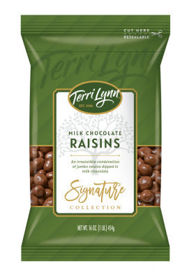 Milk Chocolate Raisins - in Package