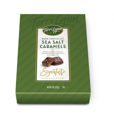Dark Chocolate Sea Salt Caramels - in Package