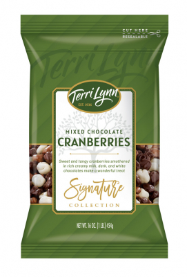 Mixed Chocolate Cranberries - in Package